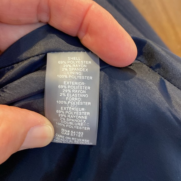 Tommy Hilfiger Blazer blue pinstripe size 12 - Picture 5 of 7